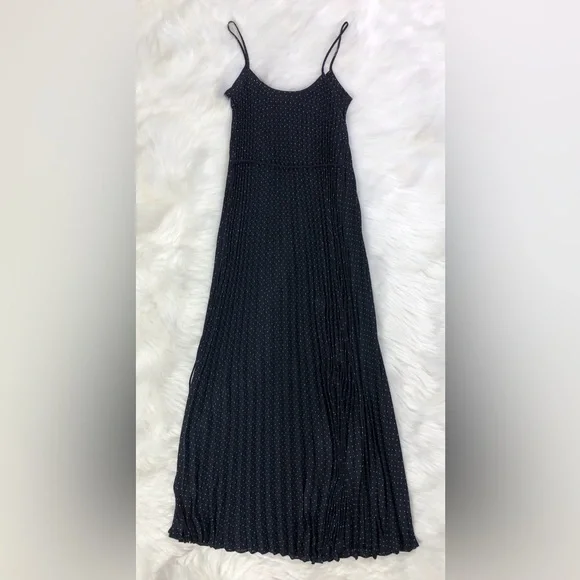 NWT $395 Vince Polka Dot Pleated Cami Dress